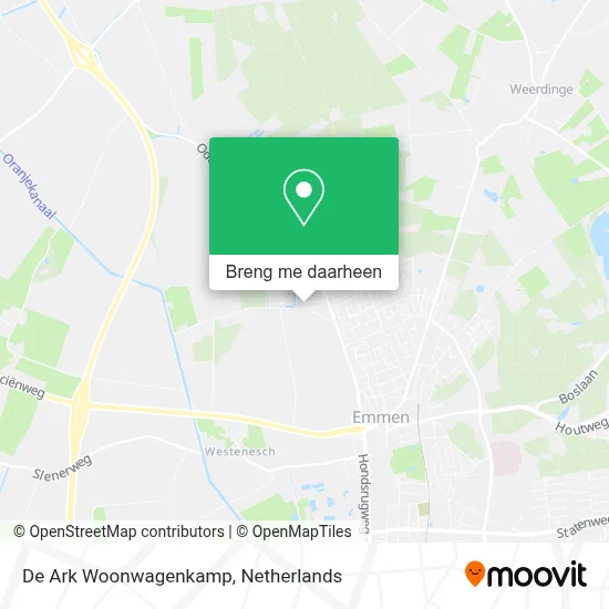De Ark Woonwagenkamp kaart