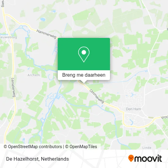 De Hazelhorst kaart
