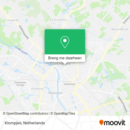 Klompjes kaart