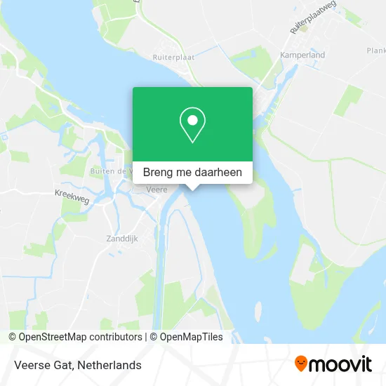 Veerse Gat kaart