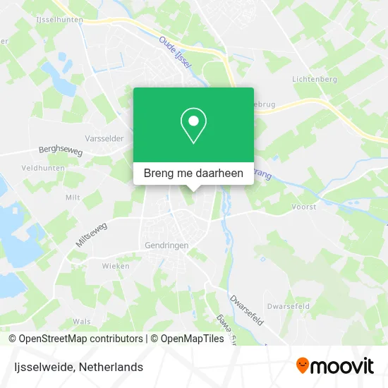 Ijsselweide kaart