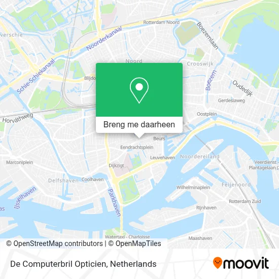 De Computerbril Opticien kaart