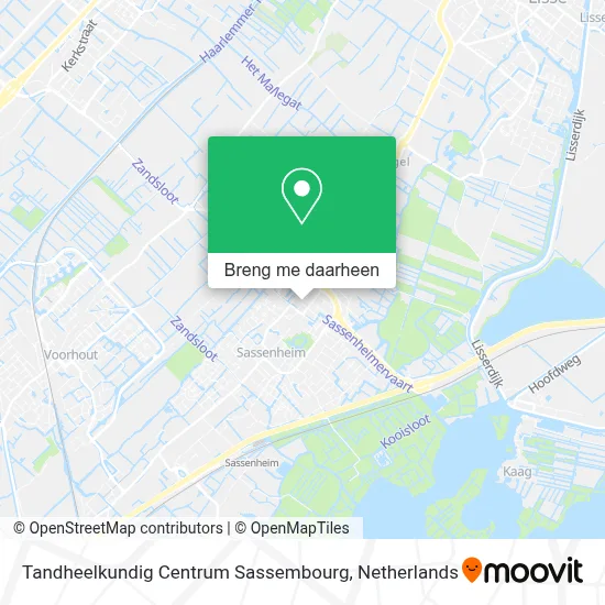 Tandheelkundig Centrum Sassembourg kaart