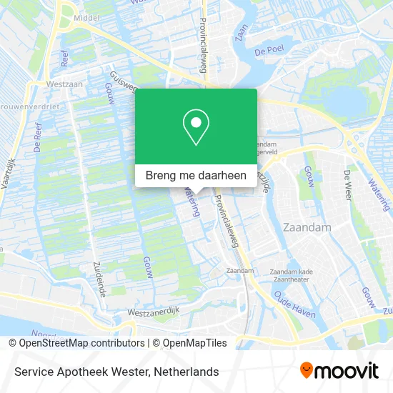 Service Apotheek Wester kaart