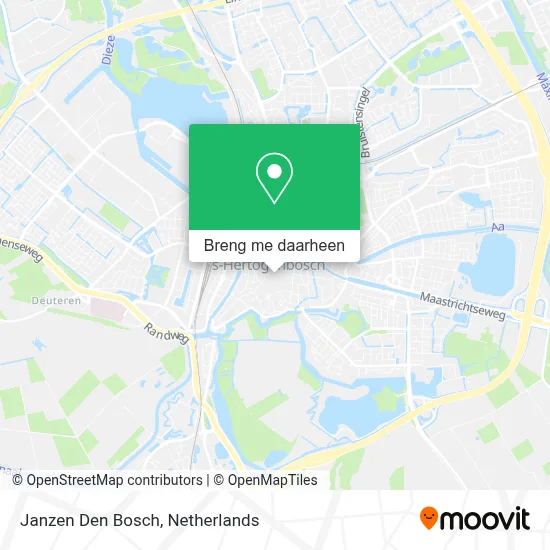 Janzen Den Bosch kaart
