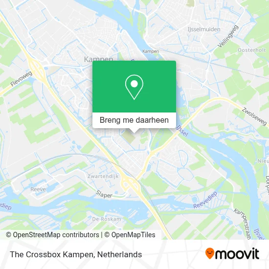 The Crossbox Kampen kaart