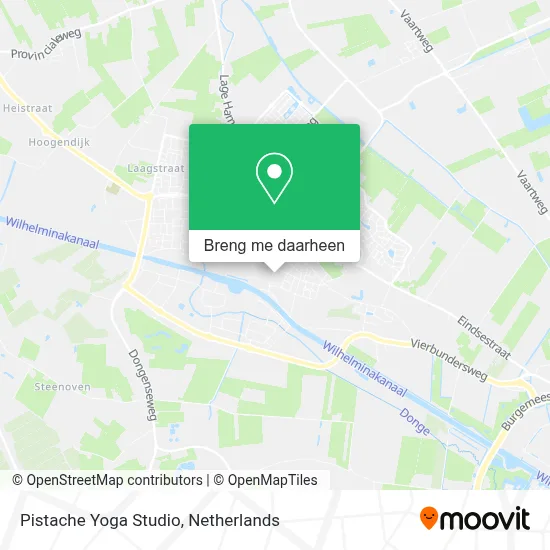 Pistache Yoga Studio kaart