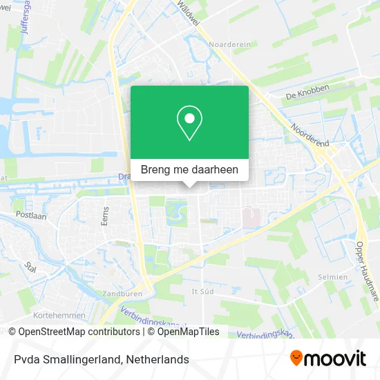 Pvda Smallingerland kaart