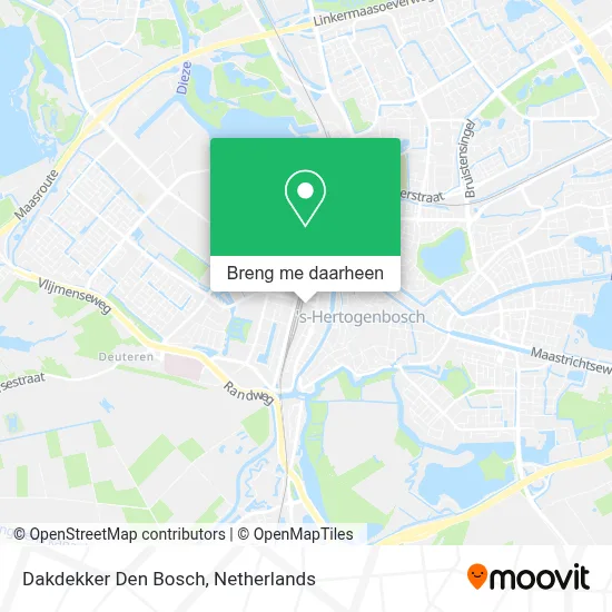 Dakdekker Den Bosch kaart