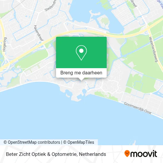 Beter Zicht Optiek & Optometrie kaart