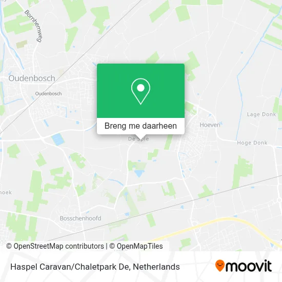 Haspel Caravan/Chaletpark De kaart