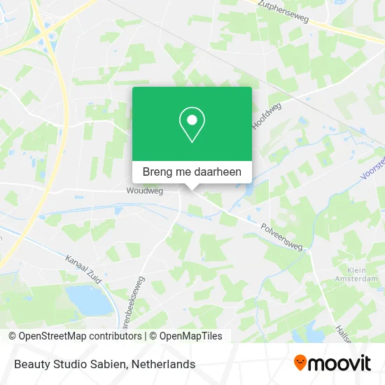 Beauty Studio Sabien kaart