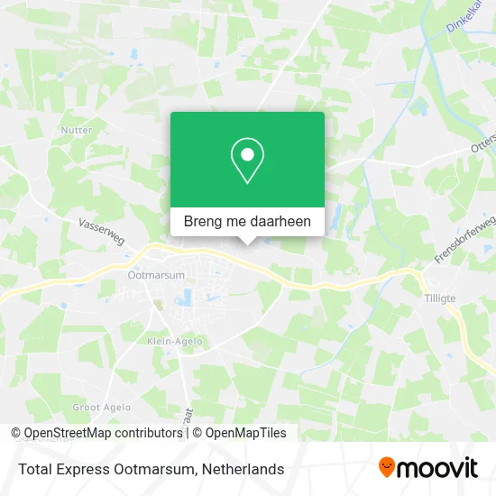 Total Express Ootmarsum kaart