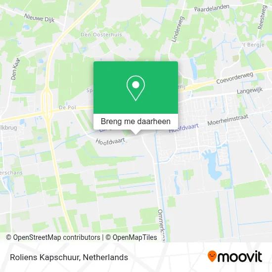 Roliens Kapschuur kaart