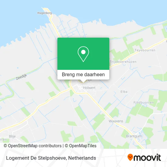Logement De Stelpshoeve kaart