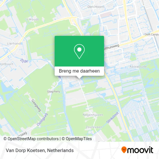 Van Dorp Koetsen kaart