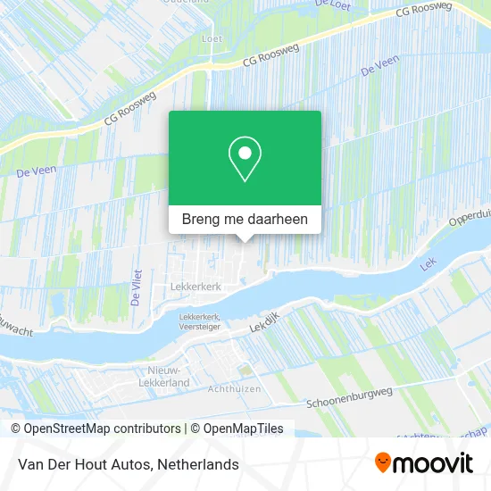Van Der Hout Autos kaart