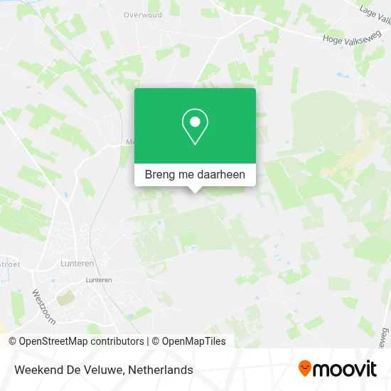 Weekend De Veluwe kaart