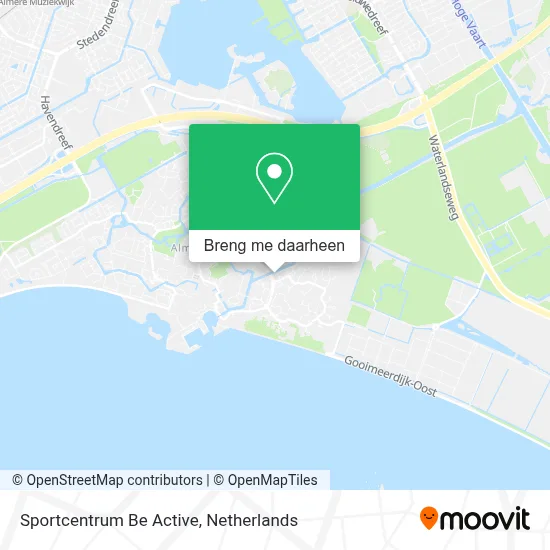 Sportcentrum Be Active kaart