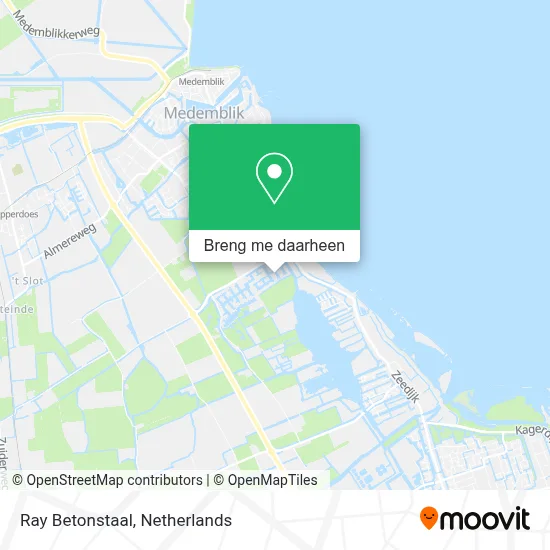 Ray Betonstaal kaart