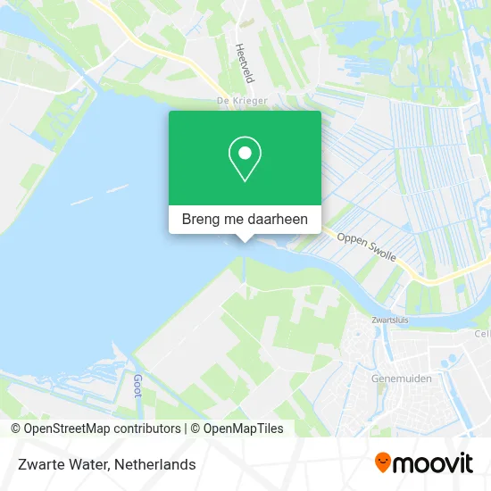 Zwarte Water kaart