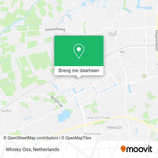 Whisky Oss kaart