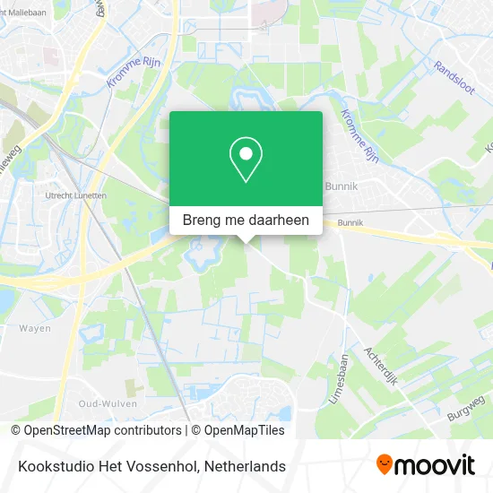 Kookstudio Het Vossenhol kaart