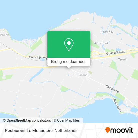 Restaurant Le Monastere kaart