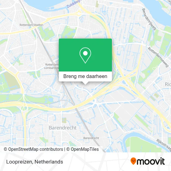 Loopreizen kaart