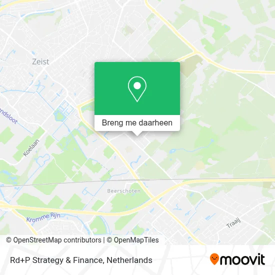 Rd+P Strategy & Finance kaart