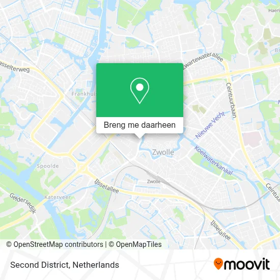 Second District kaart