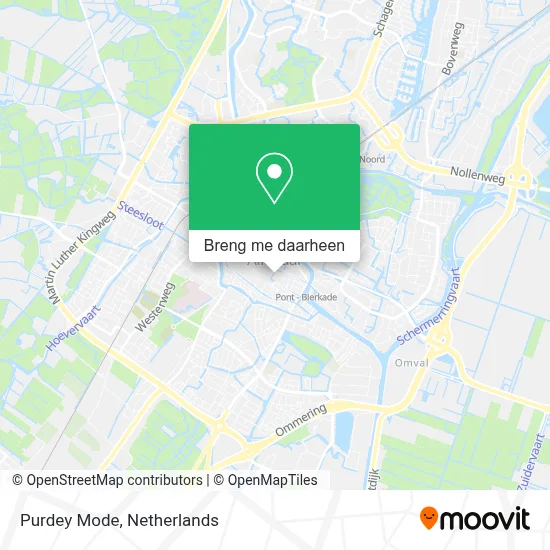 Purdey Mode kaart