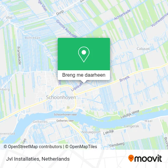 Jvl Installaties kaart