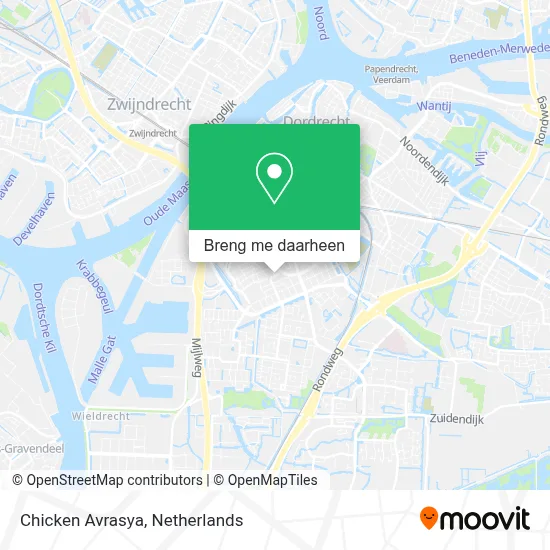 Chicken Avrasya kaart