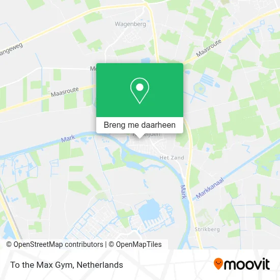 To the Max Gym kaart