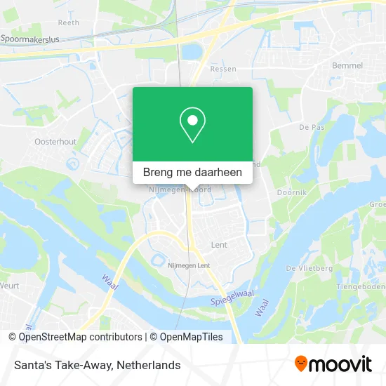 Santa's Take-Away kaart
