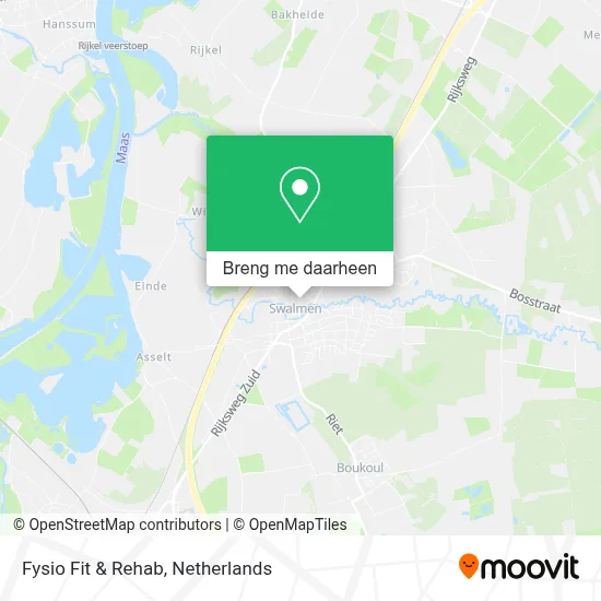 Fysio Fit & Rehab kaart