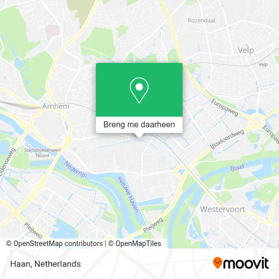 Haan kaart
