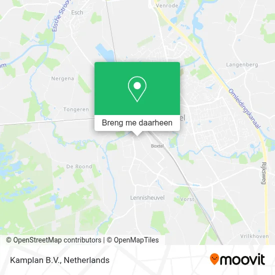 Kamplan B.V. kaart
