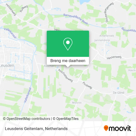 Leusdens Geitenlam kaart