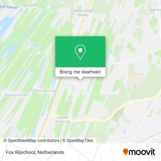 Fox Rijschool kaart