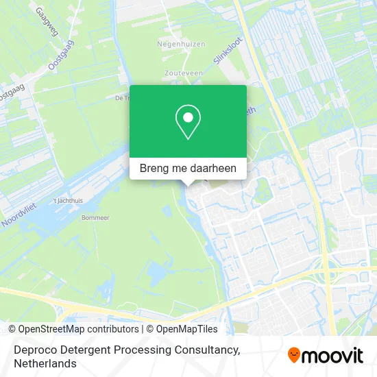 Deproco Detergent Processing Consultancy kaart