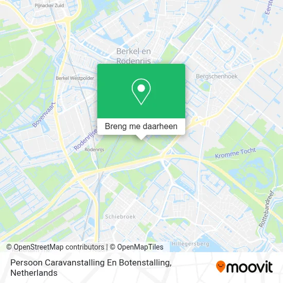 Persoon Caravanstalling En Botenstalling kaart