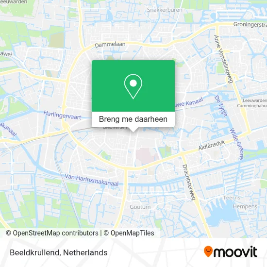 Beeldkrullend kaart