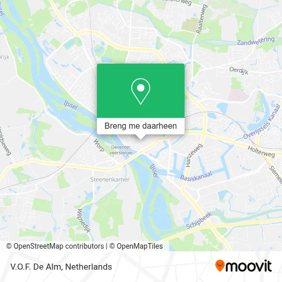 V.O.F. De Alm kaart