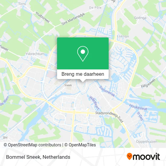 Bommel Sneek kaart