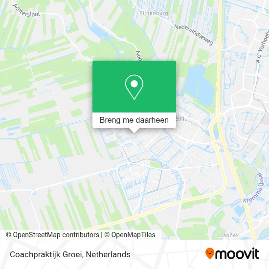 Coachpraktijk Groei kaart