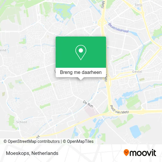 Moeskops kaart