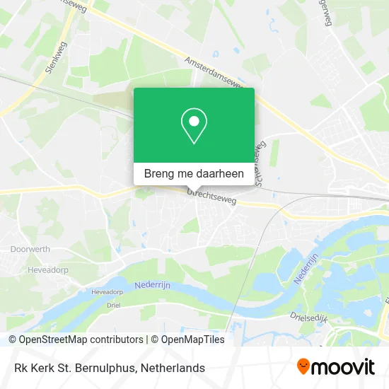Rk Kerk St. Bernulphus kaart