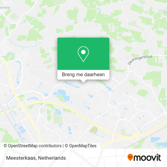 Meesterkaas kaart